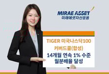 'TIGER 美나스닥100커버드콜(합성)' ETF…월분배율 국내 1위