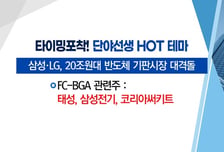 [매매의 기술] 삼성·LG, 20조원대 반도체 기판시장 대격돌 '삼성전기' VS 코스피 이전 상장 기대 '엘앤에프'