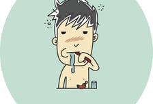 양치할 때마다 헛구역질…1주 넘게 지속되면 병원 찾으세요[한 장으로 보는 건강]