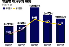 '죽음의 계곡' 더 깊어졌다...작년 3~7년차 스타트업 투자 '뚝'