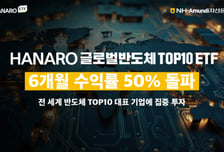 NH-Amundi, 글로벌반도체TOP10 수익률 50% 돌파