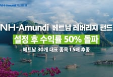 NH Amundi, 베트남 레버리지 펀드 수익률 50% 돌파
