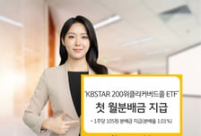 KB운용, 200위클리커버드콜 월분배금 '첫' 지급