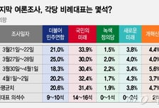 "조국당 최대 14석...與 16석, 민주 10석" 비례 지지율 평균 보니