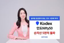 삼성운용, KODEX 인도Nifty50 순자산 5000억 돌파