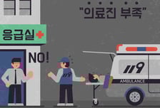 응급실 의사 수, 1년 만에 '반토막'…전공의 이어 전문의 사직도 '줄줄이'