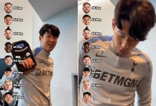 "손흥민, 창피해하며 도망가" 얼굴까지 구겨 '악력' 측정했지만…