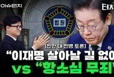 "이재명, 대선 도핑테스트 걸린 셈" vs "무죄 확신하는데 무슨 플랜B"[터치다운the300]