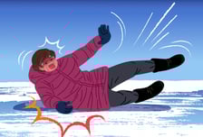 눈길 걷다 "엄마야!" 꽈당…엉덩이뼈 부러져 사망하는 이유