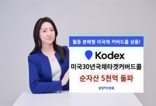 삼성운용, KODEX 미국30년국채타켓커버드콜 순자산 5000억 돌파