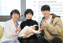 "주치의에게 감사" 배우 심형탁, 강남차여성병원서 3.56㎏ 득남