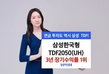 삼성운용, 삼성한국형TDF2050(UH) 3년 장기수익률 1위