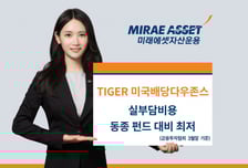 TIGER 미국배당다우존스 ETF, 실부담비용 동종 펀드 대비 최저