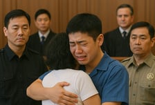 "어머니 안아봐도..." 피고인의 작은 요청 허락한 재판장의 마지막 말은