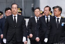 한덕수 대선후보 적합도 11%, 이재명 이어 2위 …출마 반대 70%