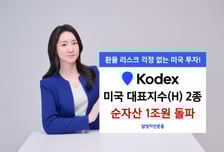 KODEX, 미국 대표지수 환헤지형(H) 2종 순자산 1조 돌파
