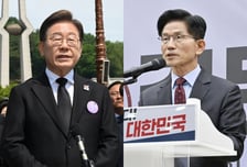이재명 46%·김문수 41% '오차범위 내'…이준석 10%