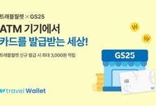 "2분만에 카드 발급"…트래블월렛, GS25서 발급시 20% 캐시백