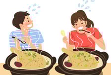 '이열치열' 삼계탕 호로록…입속 화상 때문에 질식 위험까지 [한 장으로 보는 건강]