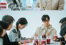 '우리영화' 남궁민X전여빈, '하얀 사랑' 대본 리딩...기분 좋은 긴장감