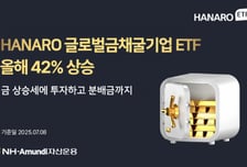 금보다 훨씬 올랐다…NH아문디, 금채굴기업 ETF 수익률 42%↑