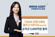 TIGER 은행고배당플러스TOP10 ETF, 순자산 5000억 돌파