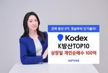 삼성운용 K방산TOP10 ETF, 상장일 개인 순매수 100억 기록