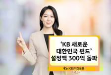 'KB 새로운 대한민국 펀드' 출시 9영업일 만에 설정액 300억 돌파