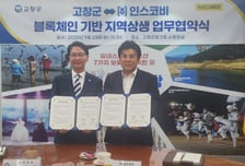 인스코비, 전북 고창군과 블록체인 기반 '지역 상생' 업무 협약 체결