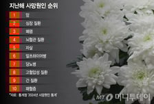 [더차트] 10~40대 사망 원인 1위는 암 아닌 자살…3대 사인은 이 질환