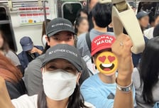 "불꽃놀이 덕분에" 손예진, '지옥철' 퇴근에도 환한 미소 '방긋'