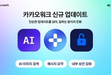 카카오워크, AI 기능 추가·외부 서비스 통합 연동 등 기능 업데이트