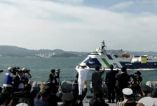최첨단 물리탐사연구선 '탐해 3호', 대한민국 해군 관함식 참가…대중 첫 공개