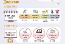 8월 온라인쇼핑 6.6%↑ 회복세 지속…음식서비스·車용품 견인