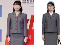 '태풍상사' 김민하, '243만원' 복고풍 스커트 셋업…'완벽 소화'