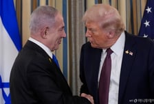 트럼프 "이스라엘 폭격 중단해야…하마스와 평화구상 세부협의 중"