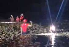 아이 셋과 갯벌 들어갔다가 순식간에 고립…일가족 7명 구조