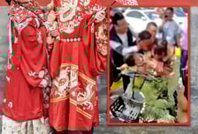 신부 들러리 묶고 남자와 강제 키스…중국 결혼식 전통 '논란'