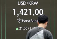 원/달러 환율, 1420원 넘어…5개월만에 장중 최고가
