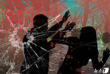 "헤어지자"는 내연녀 가슴에 '담배빵'…딸 보는 앞에서 술병으로 폭행도