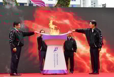 전국체전·장애인체전 성화 부산 16개 구·군 봉송