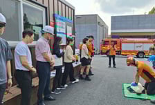 부천도시공사, 수소충전소 화재 대응 만전…유관기관 합동훈련