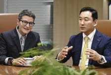 김성환 한투證 사장, 영국 MAN그룹 CEO 만나 전략적 협력 확대