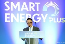 [사진]김희성 의장 '스마트에너지플러스' 태양광 &amp; BESS 세션 축사