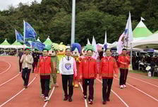 영양군, 경북·강원 10개 시·군 '남북9축고속도로 조기건설 기원' 연합 퍼포먼스 펼쳐