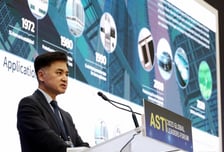 [사진]발표하는 안창덕 세계화학공업 대표