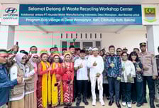 현대차, 인도네시아에 '플라스틱 자원순환시설' 오픈