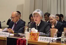 강경화 주미대사 "APEC 계기 트럼프-김정은 회담 조짐 아직 없어"