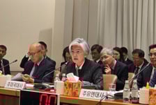 강경화 "美 농산물 추가개방 요구 없어…3500억불 투자가 최대 장벽"