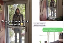 "집에 노숙자가 들어왔어" 딸이 보낸 사진에 '발칵'…경찰 "따라 하지마"